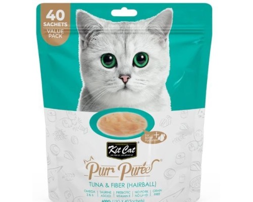 Kit Cat PurrPuree ValuePack - Tonyina i fibra 40x15g