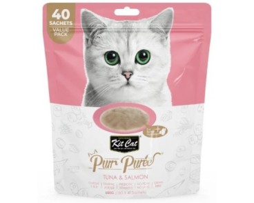 Kit Cat PurrPuree ValuePack - Tonyina i salmó 40x15g