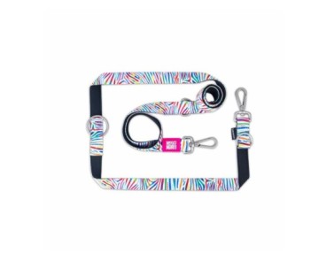 M&M Multi-Function Leash - Magic Zebra/M