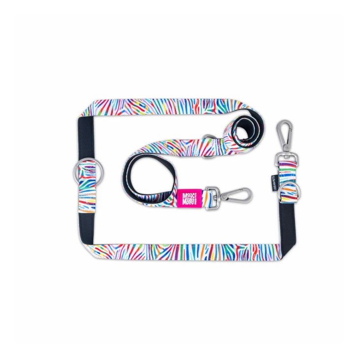 M&M Multi-Function Leash - Magic Zebra/L
