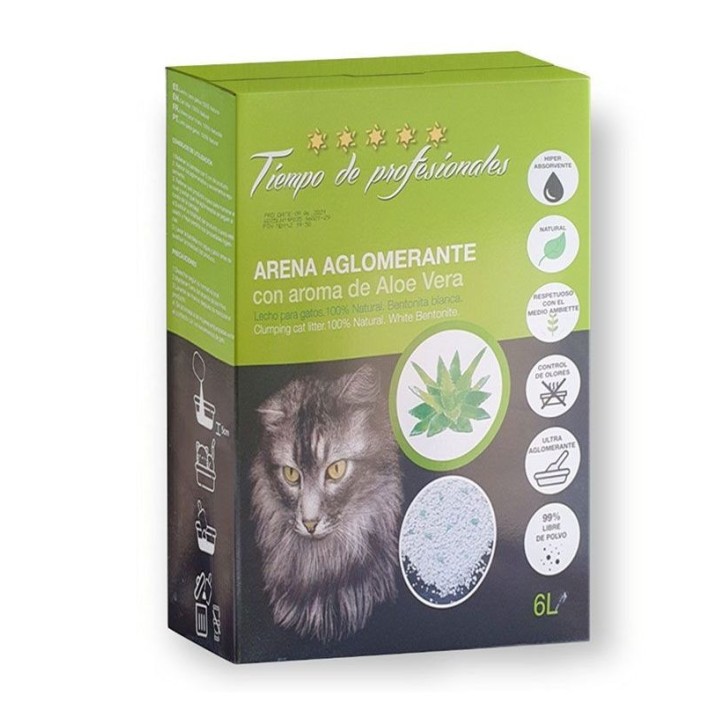Tiempo profesionales Sorra aglomerant Aloe Vera 6 Litres