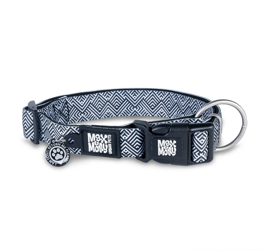 M&M Smart ID Collar - Mykonos Black/S