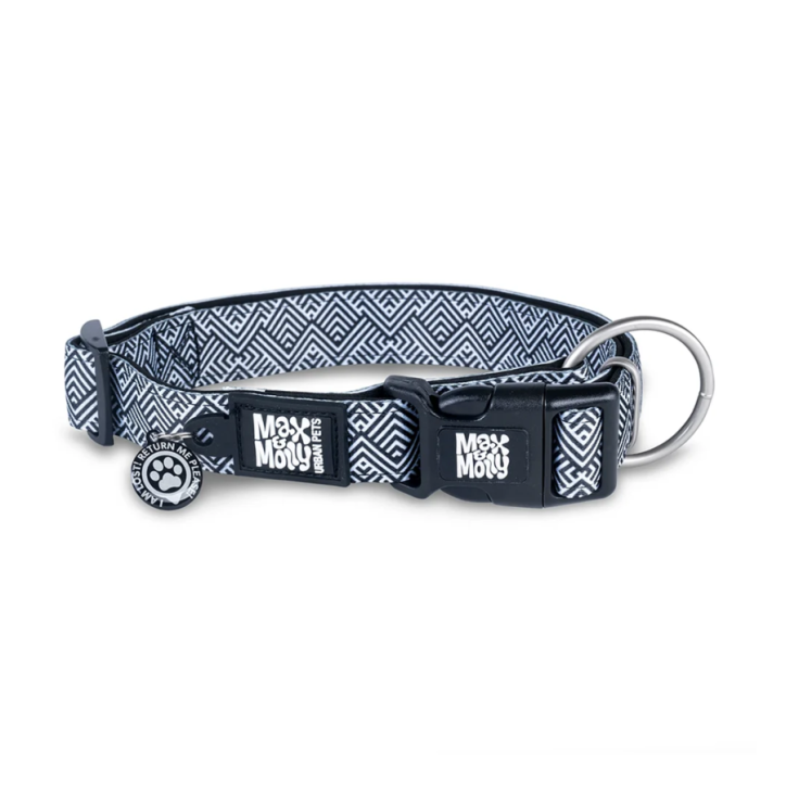 M&M Smart ID Collar - Mykonos Black/S