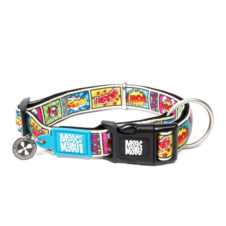 M&M Smart ID Collar - Comic/L