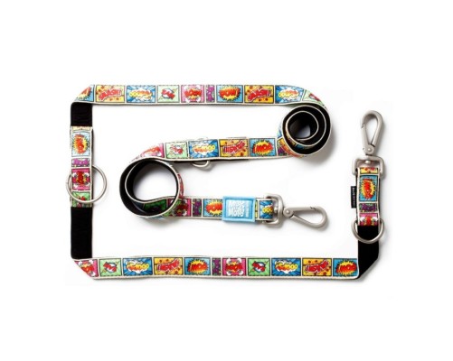 M&M Multi-Function Leash - Comic/L