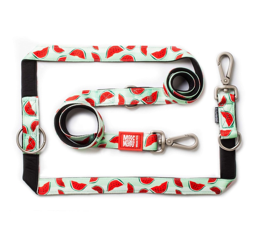 M&M Multi-Function Leash - Watermelon/XS