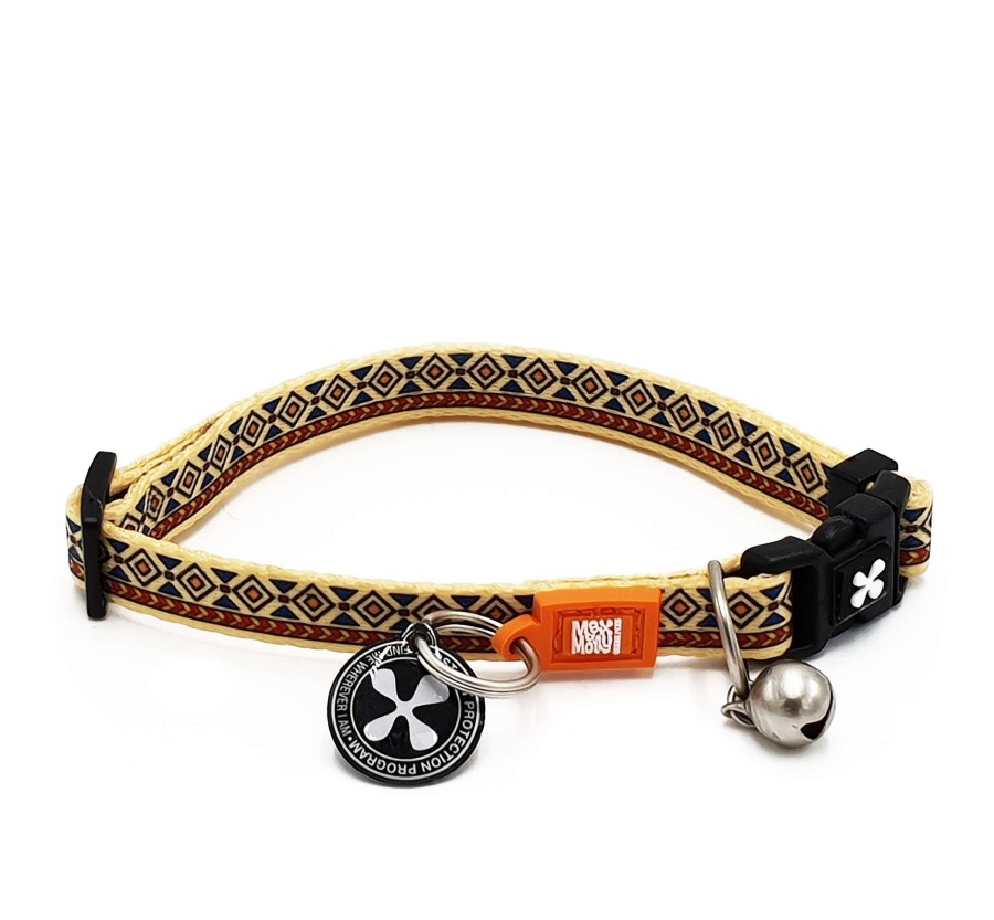 M&M Smart ID Cat Collar - Ethnic/1 size