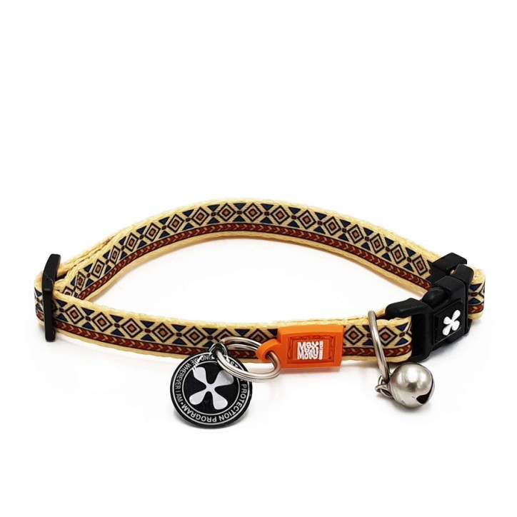 M&M Smart ID Cat Collar - Ethnic/1 size