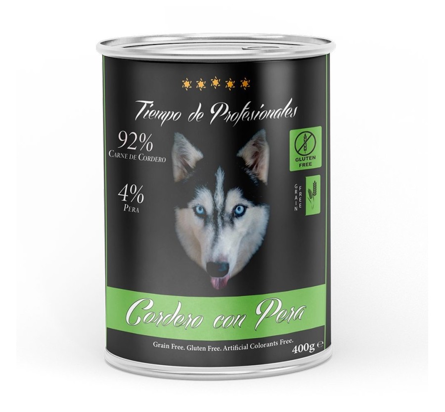 Tiempo Profesionales LATAS Cordero & Pera 400 g.