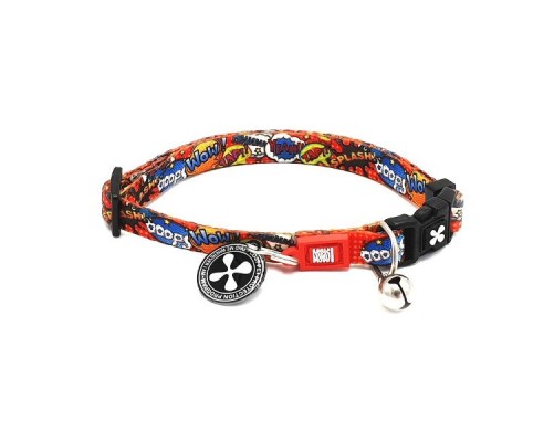 M&M Smart ID Cat Collar - Heroes/1 size