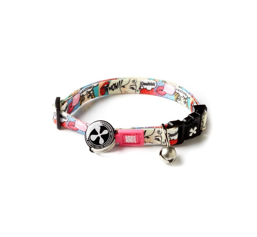 M&M Smart ID Cat Collar - Missy Pop/1 size
