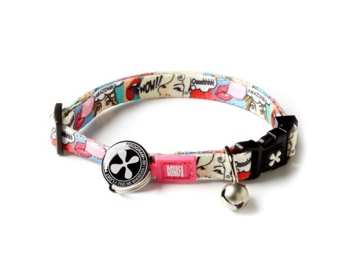 M&M Smart ID Cat Collar - Missy Pop/1 size