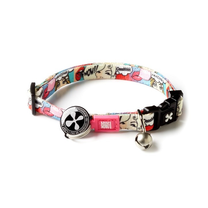M&M Smart ID Cat Collar - Missy Pop/1 size