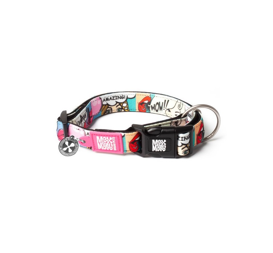 M&M Smart ID Collar - Missy Pop/L