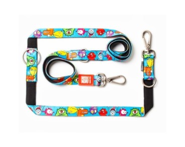 M&M Multi-Function Leash - Little Monsters/L