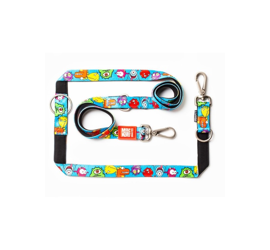 M&M Multi-Function Leash - Little Monsters/L