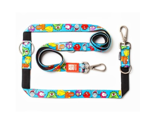 M&M Multi-Function Leash - Little Monsters/L