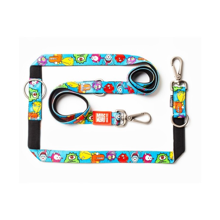 M&M Multi-Function Leash - Little Monsters/L