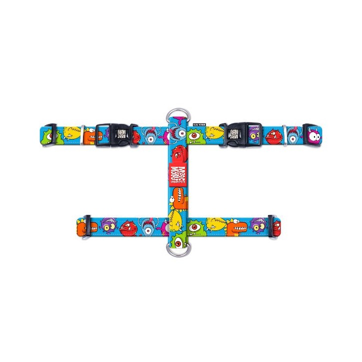 M&M H-Harness - Little Monsters/L