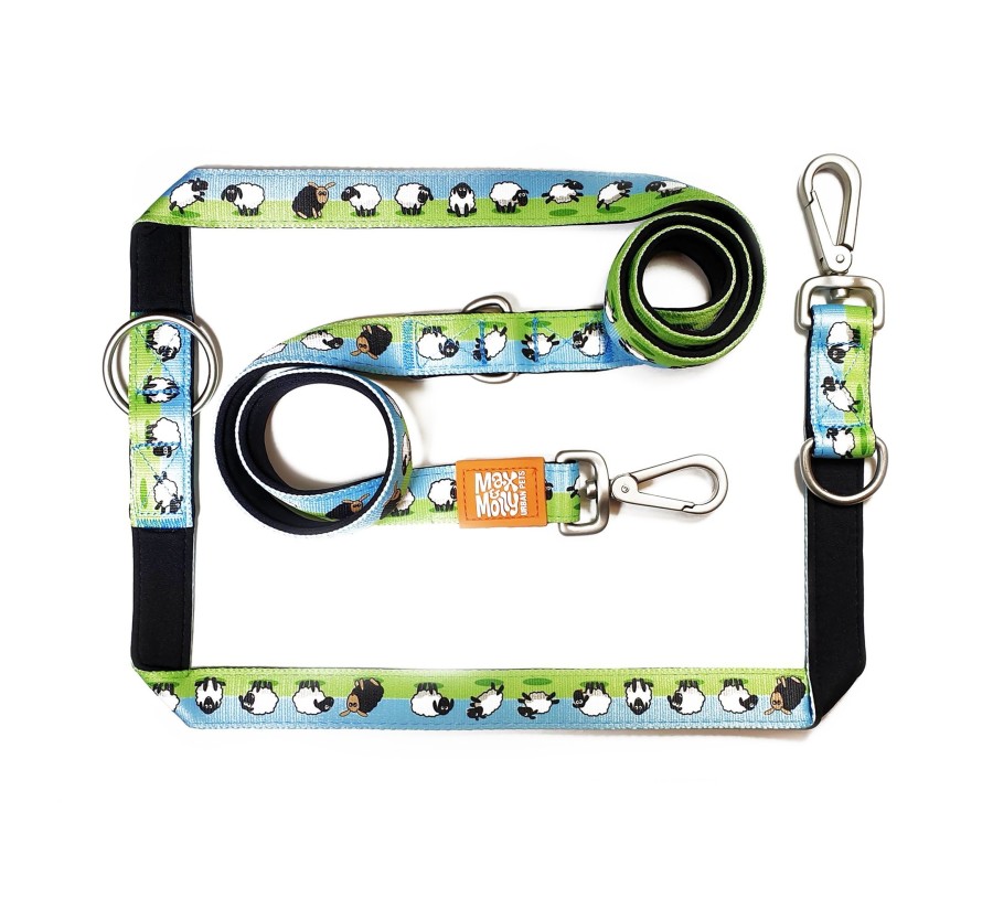 M&M Multi-Function Leash - Black Sheep/L