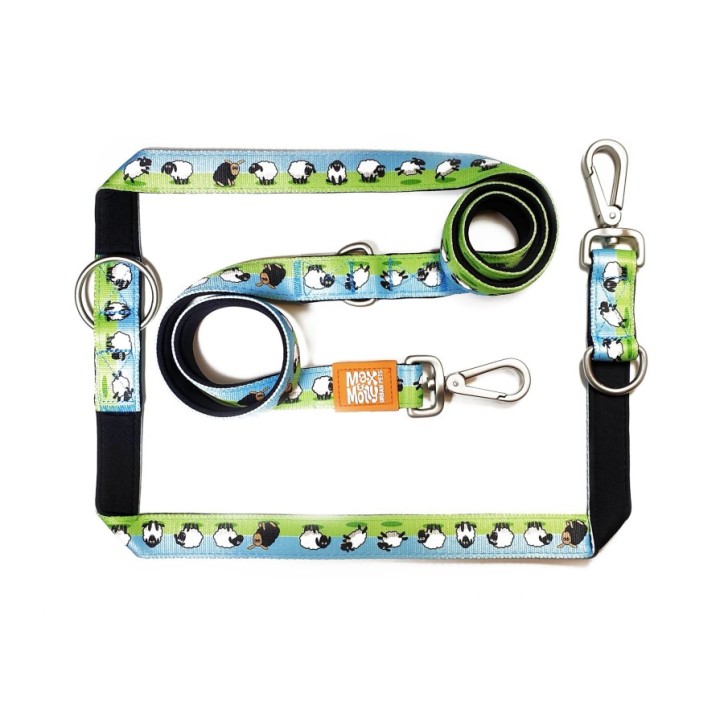 M&M Multi-Function Leash - Black Sheep/L