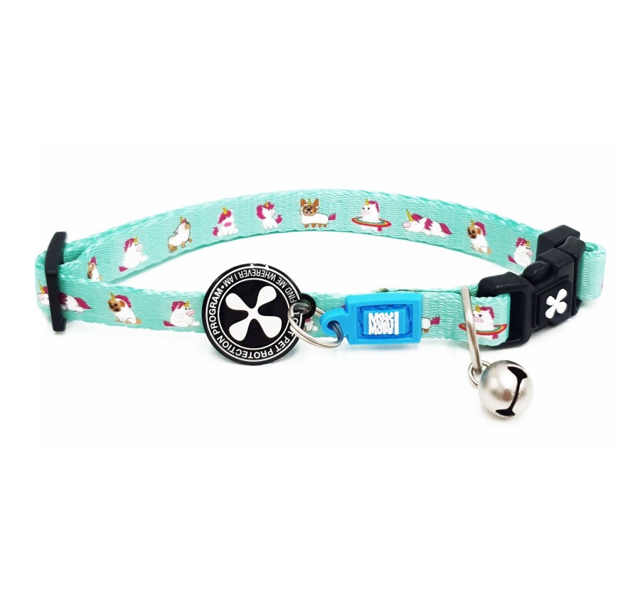 M&M Smart ID Cat Collar - Unicorn/1 size