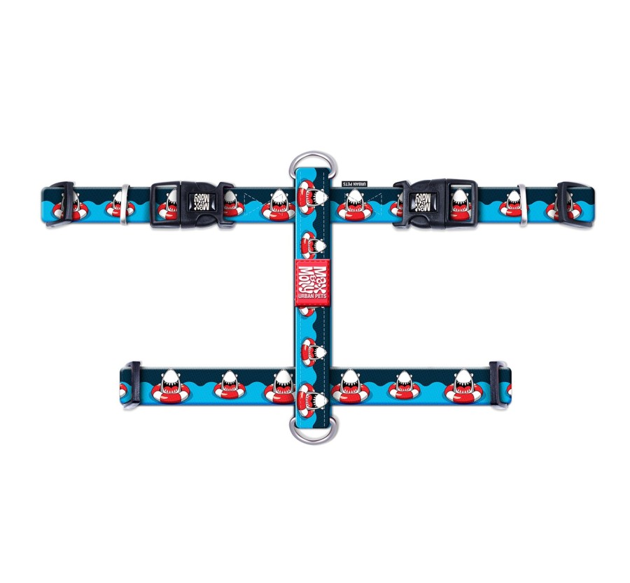M&M H-Harness - Frenzy the Shark/XS