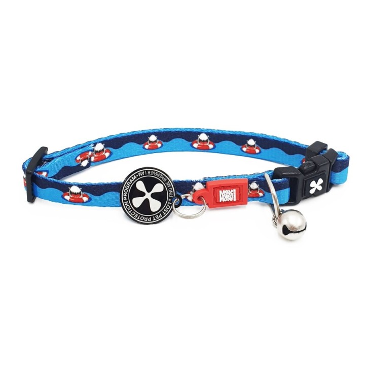 M&M Smart ID Cat Collar - Frenzy the Shark/1 size
