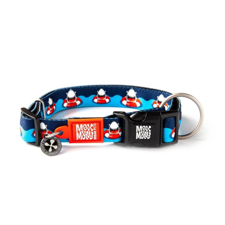 M&M Smart ID Collar - Frenzy the Shark/XS