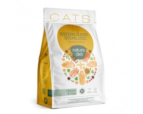 Natura Diet cat Pollastre Sterilized (gats esterilitzats) 3Kg