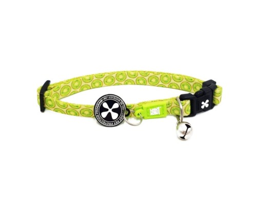 M&M Smart ID Cat Collar - Kiwi/1 size