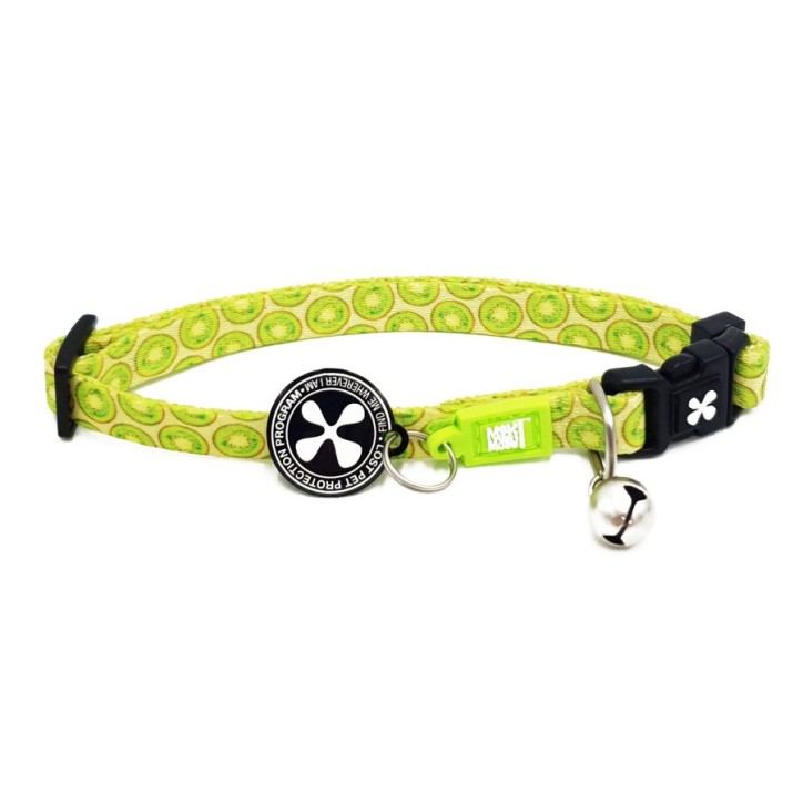 M&M Smart ID Cat Collar - Kiwi/1 size