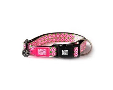 M&M Smart ID Collar - Retro Pink/L