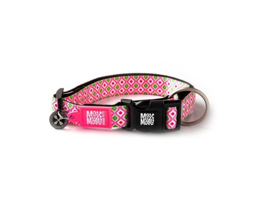 M&M Smart ID Collar - Retro Pink/L