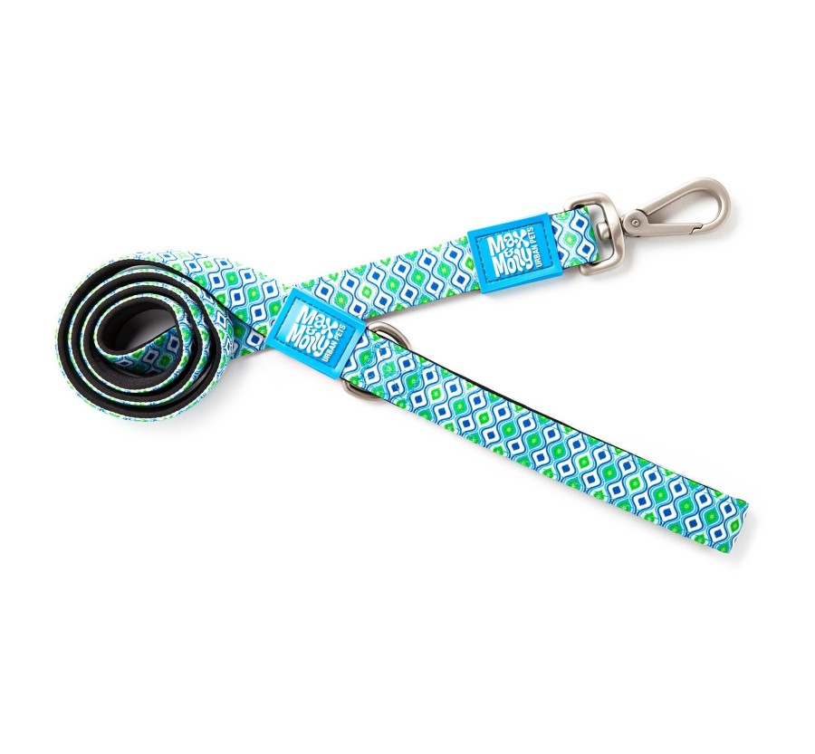 M&M Short Leash - Retro Blue/XS