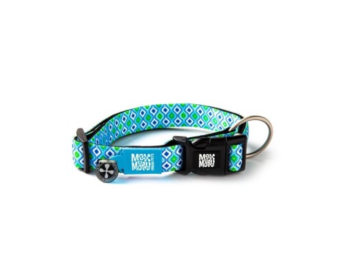 M&M Smart ID Collar - Retro Blue/M