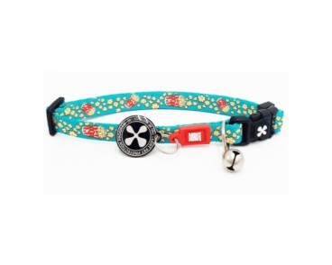 M&M Smart ID Cat Collar - Popcorn/1 size