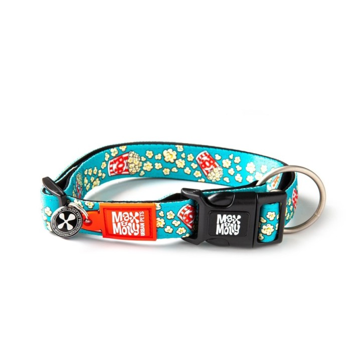 M&M Smart ID Collar - Popcorn/L
