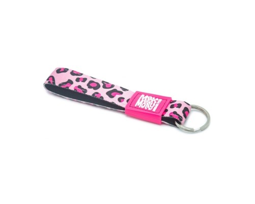 M&M Key Ring - Leopard Pink/Tag