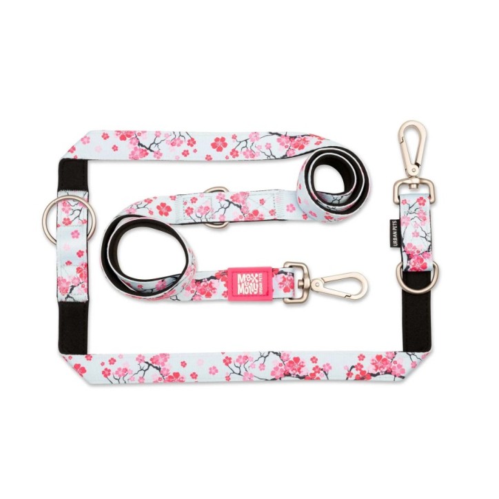 M&M Multi-Function Leash - Cherry Bloom/M