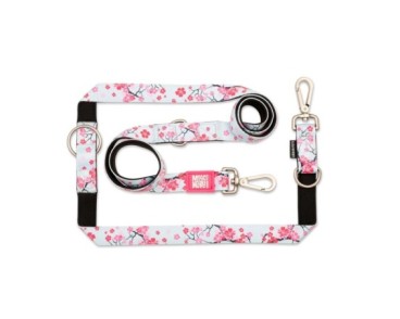 M&M Multi-Function Leash - Cherry Bloom/L