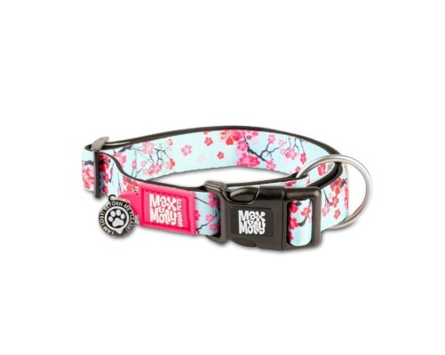 M&M Smart ID Collar - Cherry Bloom/L