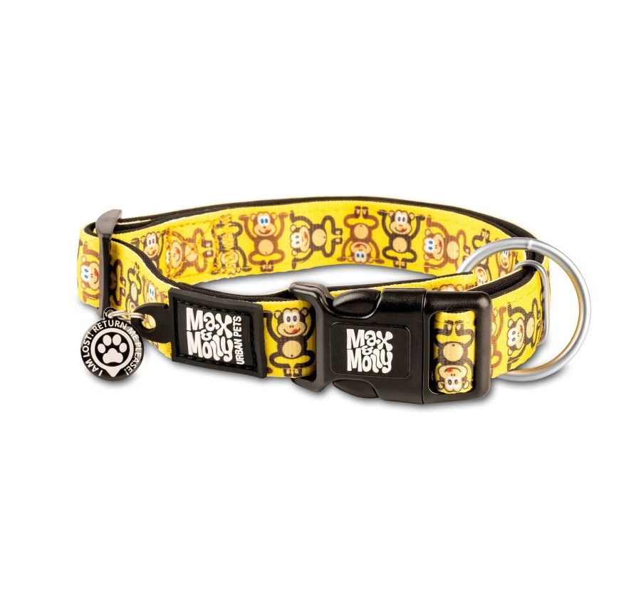 M&M Smart ID Collar - Monkey Maniac/S