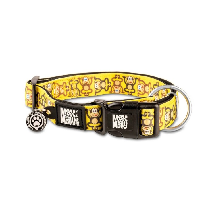 M&M Smart ID Collar - Monkey Maniac/S