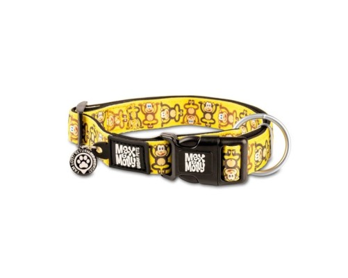 M&M Smart ID Collar - Monkey Maniac/L