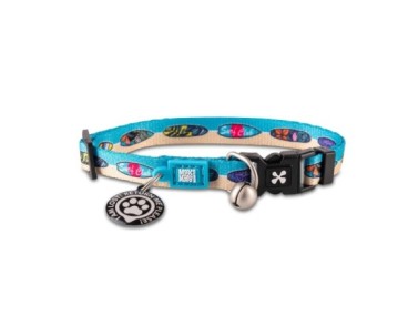 M&M Smart ID Cat Collar - Aloha/1 size