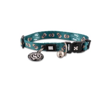 M&M Smart ID Cat Collar - Coffee Break/1 size