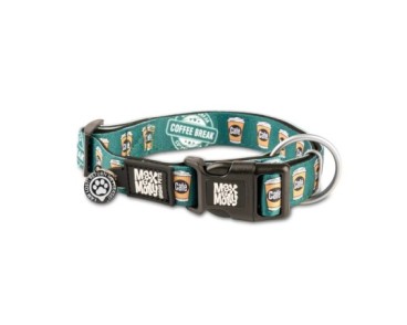 M&M Smart ID Collar - Coffee Break/L