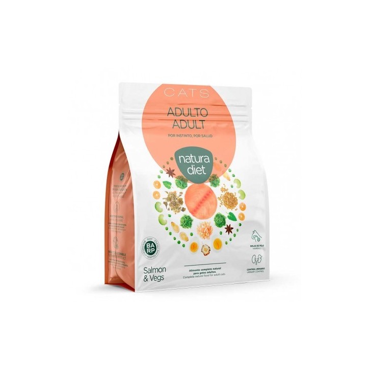 Natura Diet cat Salmón adult para gatos adultos 3Kg Natura Diet cat Salmón adult para gatos adultos 3Kg