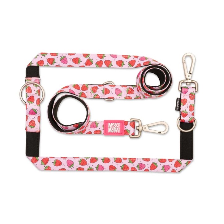M&M Multi-Function Leash - Strawberry Dream/XS